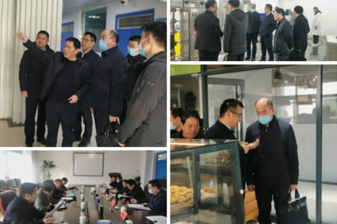 省科技廳一行蒞漯調研河南省食品加工中試基地 省科技廳一行蒞漯調研河南省食品加工中試基地